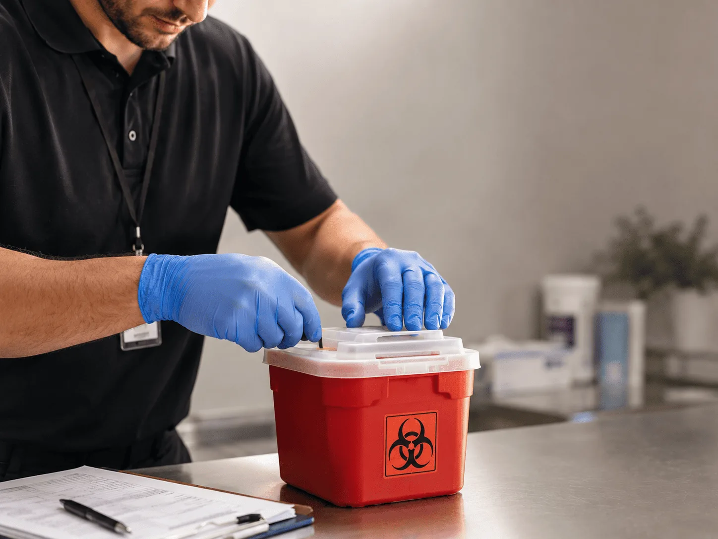 Why choose Sharps Waste Disposal in Gaastra, MI